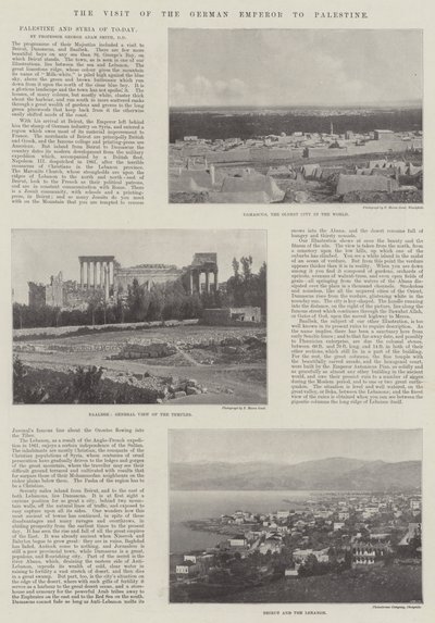 زيارة الإمبراطور الألماني لفلسطين بواسطة مصور انجليزى