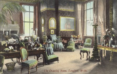 غرفة الرسم ، Longleat ، Wiltshire (صورة ملونة) بواسطة مصور انجليزى