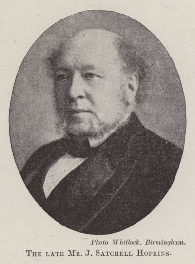 المرحوم السيد J Satchell Hopkins بواسطة مصور انجليزى