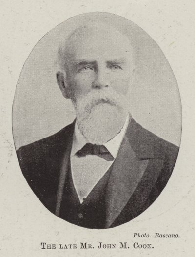 الراحل السيد John M Cook بواسطة مصور انجليزى