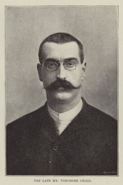 المرحوم السيد ثيودور الطفل بواسطة مصور انجليزى