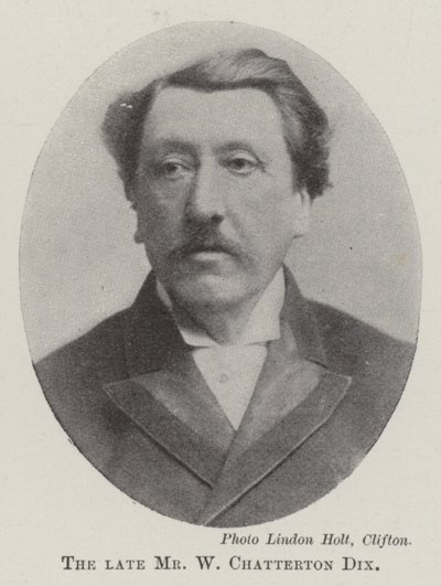 الراحل السيد W Chatterton Dix بواسطة مصور انجليزى