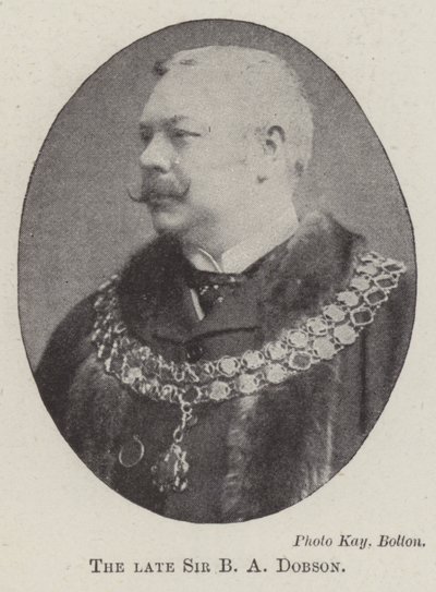 المرحوم السير BA Dobson بواسطة مصور انجليزى