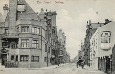 Tite Street, Chelsea, London (b/w photo) بواسطة مصور انجليزى