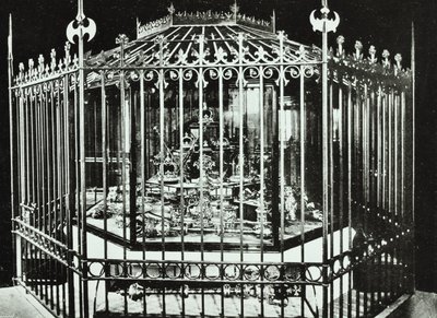 برج لندن ، تاور هيل: جواهر التاج ، 1890 بواسطة مصور انجليزى