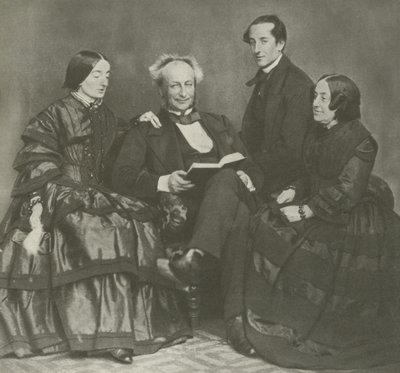 مجموعة عائلة فيكتوريا ، 1857 بواسطة مصور انجليزى
