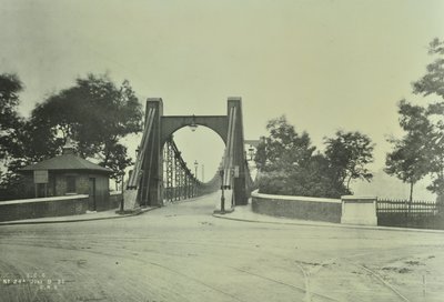 منظر لجسر لامبيث القديم ، 1897 بواسطة مصور انجليزى