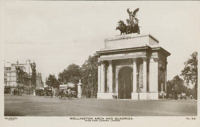 Wellington Arch و Quadriga ، Hyde Park Corner بواسطة مصور انجليزى