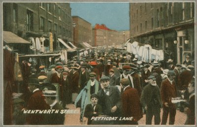 شارع وينتوورث ، Petticoat Lane ، لندن بواسطة مصور انجليزى