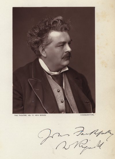 William Rignold (b/w photo) بواسطة مصور انجليزى