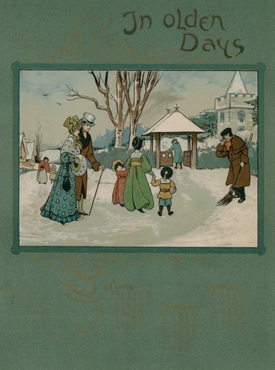 تقويم عام 1905 مع آية ألفريد أوستن (طباعة حجرية ملونة) بواسطة مدرسة اللغة الإنجليزية