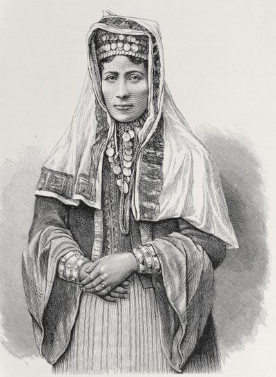 امرأة كردية ، من "تاريخ البشرية" ، المجلد الثالث ، للأستاذ فريدريش راتزل ، 1898 (النقش) بواسطة مدرسة اللغة الإنجليزية