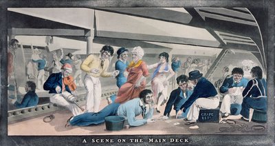 مشهد على السطح الرئيسي ، نشرته IW Laird ، 1841 بواسطة مدرسة اللغة الإنجليزية