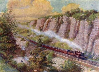 A long passenger train (litho) بواسطة مدرسة اللغة الإنجليزية