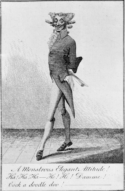 موقف أنيق وحشي! 1790 (حفر) بواسطة مدرسة اللغة الإنجليزية