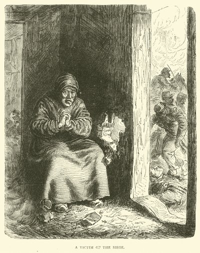 ضحية الحصار ، يناير 1871 بواسطة مدرسة اللغة الإنجليزية