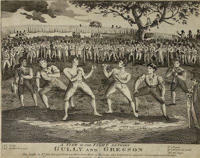 A view of the Fight between Gully and Gregson بواسطة مدرسة اللغة الإنجليزية