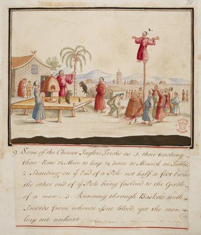 يضيف. 5353، f.71 بعض حيل المشعوذ الصيني ، من مجموعات أزياء دول مختلفة بواسطة مدرسة اللغة الإنجليزية