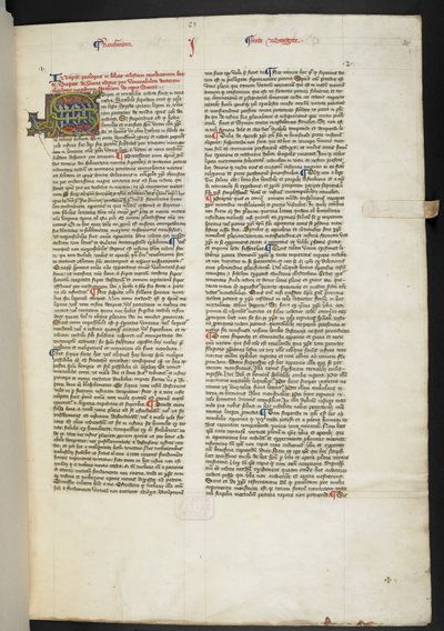 أضف السيدة Harley 612 f. 2 ، ق 1425-75 (مخطوطة المخطوطات) بواسطة مدرسة اللغة الإنجليزية