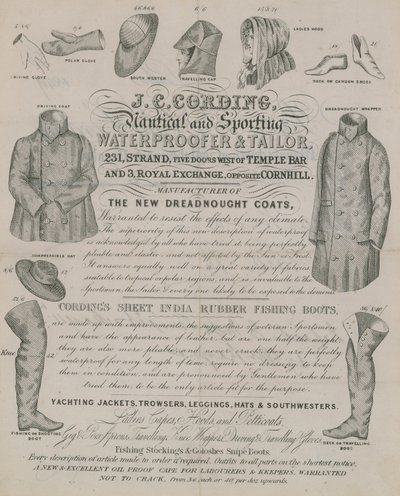 الإعلان عن JC Cording، Waterproofer and Tailor بواسطة مدرسة اللغة الإنجليزية