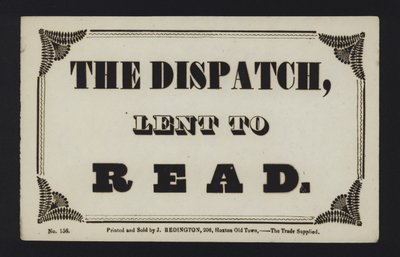 إعلان: تم إرسال Despatch لقراءته (النوع) بواسطة مدرسة اللغة الإنجليزية