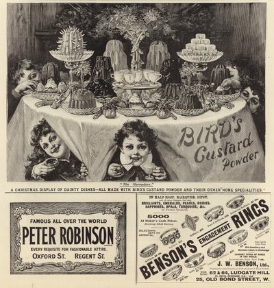 انتشر الإعلان من The Graphic Christmas Number 1897 بواسطة مدرسة اللغة الإنجليزية