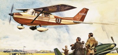 طائرة تحلق في كأس الملك ، والتي بدأت عام 1922 بواسطة مدرسة اللغة الإنجليزية
