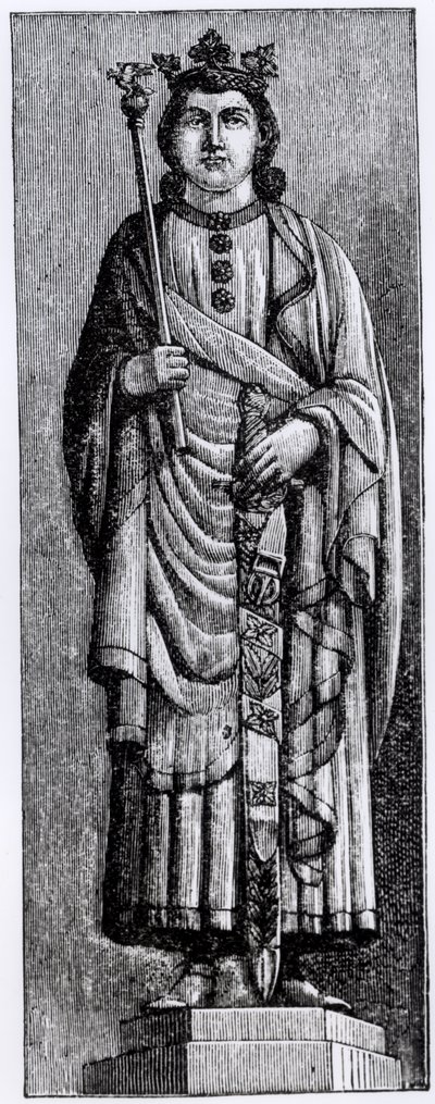 ألفونسو العاشر (1221-84) "الحكيم" ، ملك قشتالة ، رسم توضيحي من "العلوم والأدب في العصور الوسطى وعصر النهضة" ، كتبه ونقشه بول لاكروا ، 1878 بواسطة مدرسة اللغة الإنجليزية