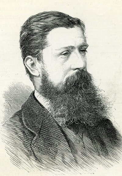 ألفريد بيزي نيوتن (1830-1883) من أخبار لندن المصورة 1883 بواسطة مدرسة اللغة الإنجليزية
