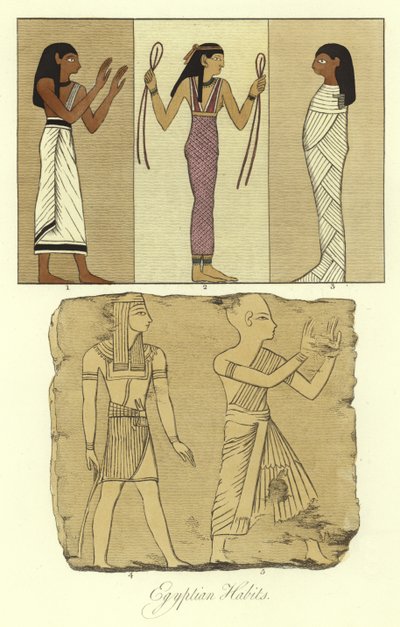 الأزياء المصرية القديمة بواسطة مدرسة اللغة الإنجليزية