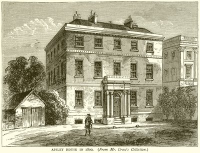 منزل ابسلي عام 1800 بواسطة English School