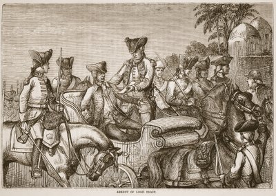 اعتقال اللورد Pigot ، التوضيح من Cassells Illustrated History of India من قبل جيمس جرانت ، حانة. 1879 بواسطة مدرسة اللغة الإنجليزية