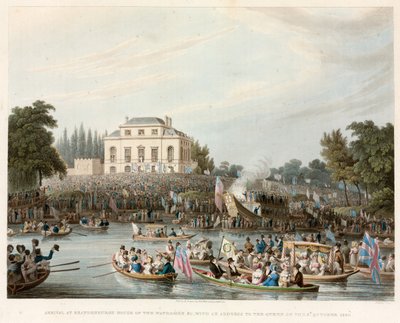 الوصول إلى Brandebburgh House of the Watermen etc مع عنوان للملكة ، 3 أكتوبر 1820 بواسطة مدرسة اللغة الإنجليزية