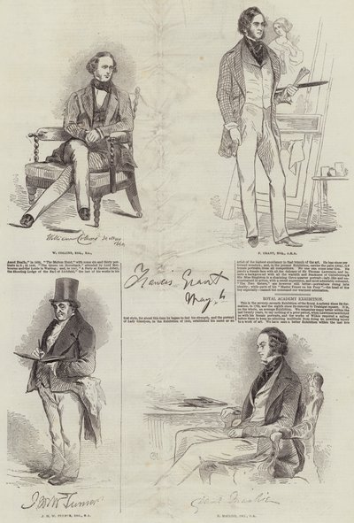 Associates of the Royal Academy (engraving) بواسطة مدرسة اللغة الإنجليزية