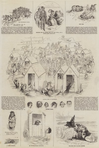 At the Seaside (engraving) بواسطة مدرسة اللغة الإنجليزية