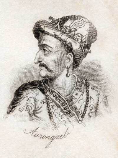 أورنجزيب الأول ، من "قاموس كراب التاريخي" ، نُشر عام 1825 بواسطة مدرسة اللغة الإنجليزية