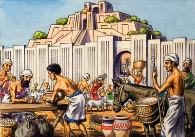 ازتيك مدينة Tenochtitlan بواسطة مدرسة اللغة الإنجليزية