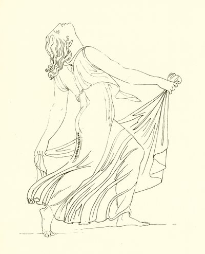 Bacchante يرقص بحماس حماسي بواسطة مدرسة اللغة الإنجليزية