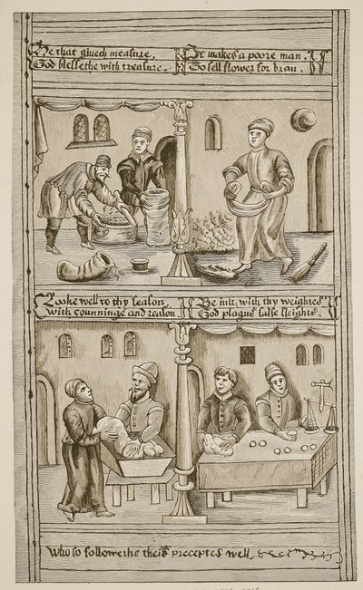 بيكرز أوف يورك ، 1595-1596 (صورة بني داكن) بواسطة مدرسة اللغة الإنجليزية