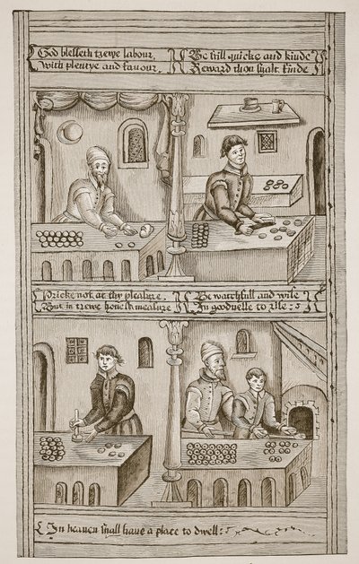 بيكرز أوف يورك ، 1595-1596 (صورة بني داكن) بواسطة مدرسة اللغة الإنجليزية