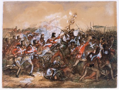 معركة سالامانكا ، 1812 (مرحاض على ورق) بواسطة English School
