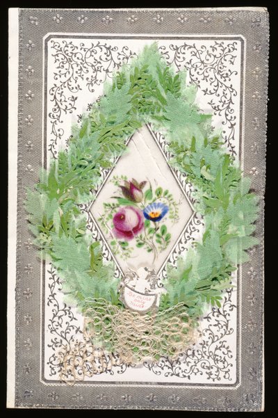 Be Mine Only Mine ، بطاقة عيد الحب ، c.1830 (لون ليثو على ورق) بواسطة مدرسة اللغة الإنجليزية