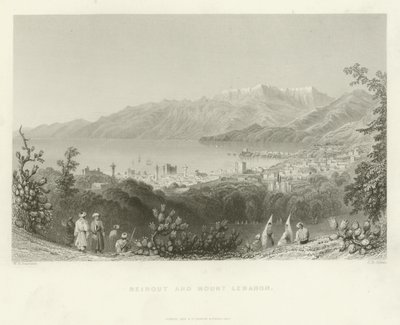 بيروت وجبل لبنان ، 1837 بواسطة مدرسة اللغة الإنجليزية