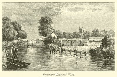 Bensington Lock and Weir بواسطة English School