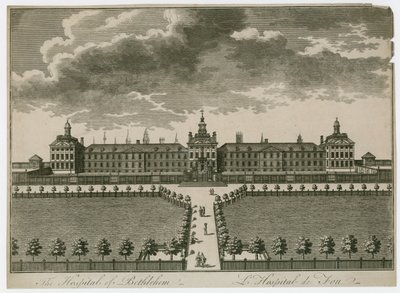 مستشفى بيت لحم (نقش) بواسطة مدرسة اللغة الإنجليزية