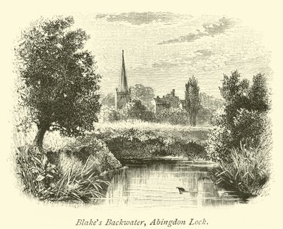 Blakes Backwater ، Abingdon Lock بواسطة مدرسة اللغة الإنجليزية