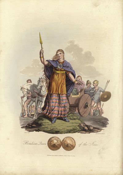 Boadicea ، ملكة Iceni بواسطة مدرسة اللغة الإنجليزية