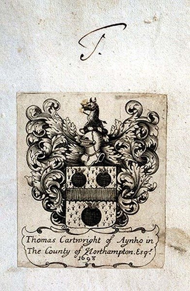 كتاب توماس كارترايت (1671-1748) لأينهو بواسطة مدرسة اللغة الإنجليزية