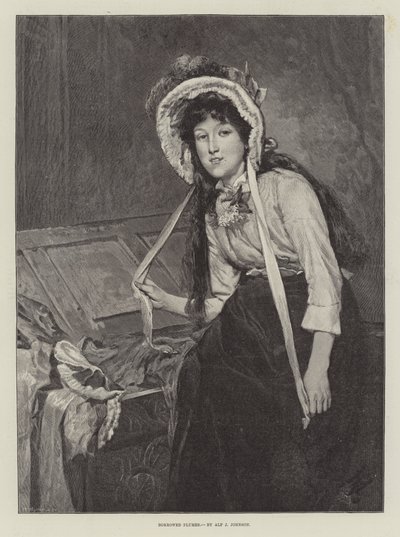 Borrowed Plumes (engraving) بواسطة مدرسة اللغة الإنجليزية
