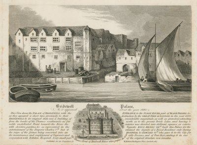 قصر بريدويل كما ظهر حوالي عام 1660 بواسطة مدرسة اللغة الإنجليزية